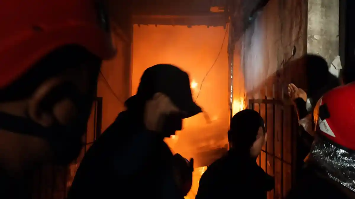 Pemadaman Pasar Cepogo Boyolali Selama 4 Jam Lebih Dibantu Damkar Sejumlah Daerah di Solo Raya
