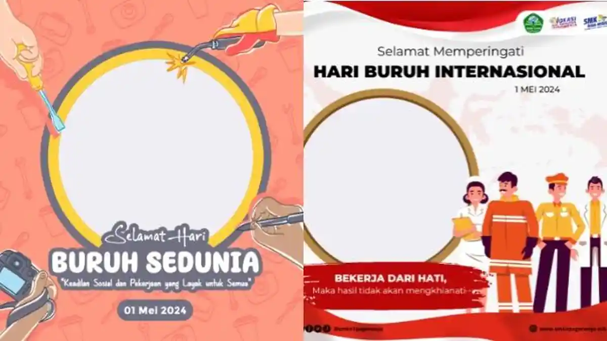30 Link Twibbon Hari Buruh 2024, Lengkap dengan Cara Buat dan Membagikan
