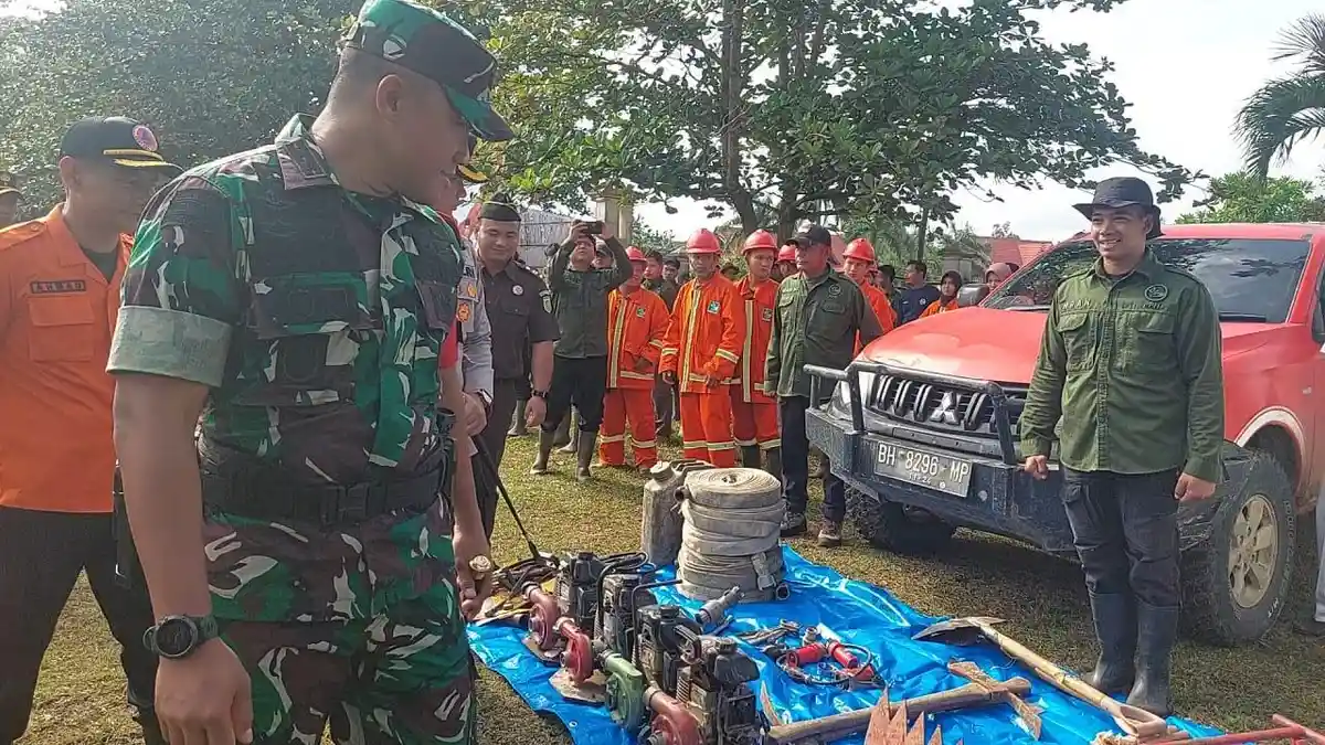 Tim Gabungan Karhutla Cek Kesiapan Hadapi Musim Kemarau di Tebo Jambi
