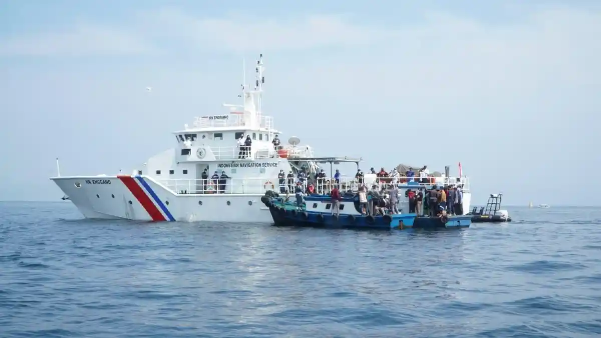 Bukan Cuma di Darat, Pemudik Naik Kapal Nelayan Juga Diminta Putar Balik, Bahkan Ada yang Coba Kabur