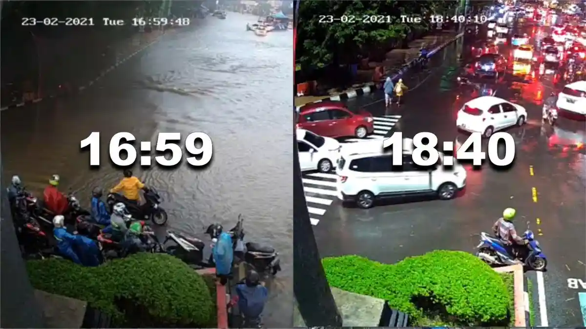 Gunakan Analitik CCTV, Genangan di Simpang Lima Kering Dalam 2 Jam