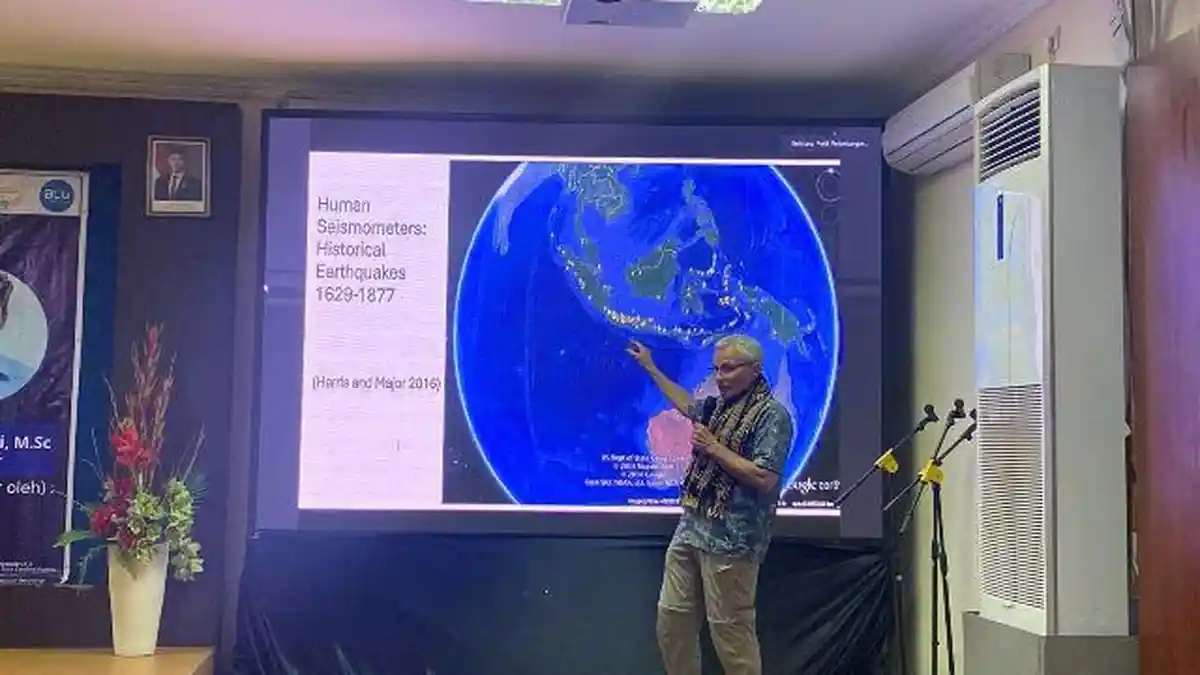 Penjelasan Prof Ron Harris Mengenai Kesiapan Kota Kupang Dalam Menghadapi Gempa Bumi dan Tsunami 