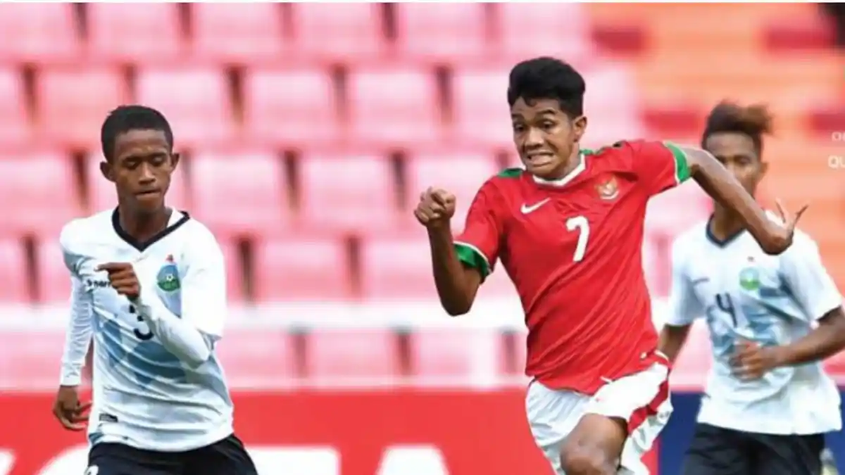 Hasil Tengah Pertandingan Timnas U16 Indonesia Vs Laos - Skor 1-0 Garuda Muda Sementara Unggul