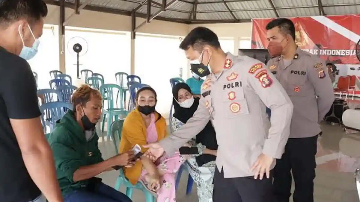 Penerima Vaksin Covid-19 di Polres Bontang Bisa Bawa Pulang Emas
