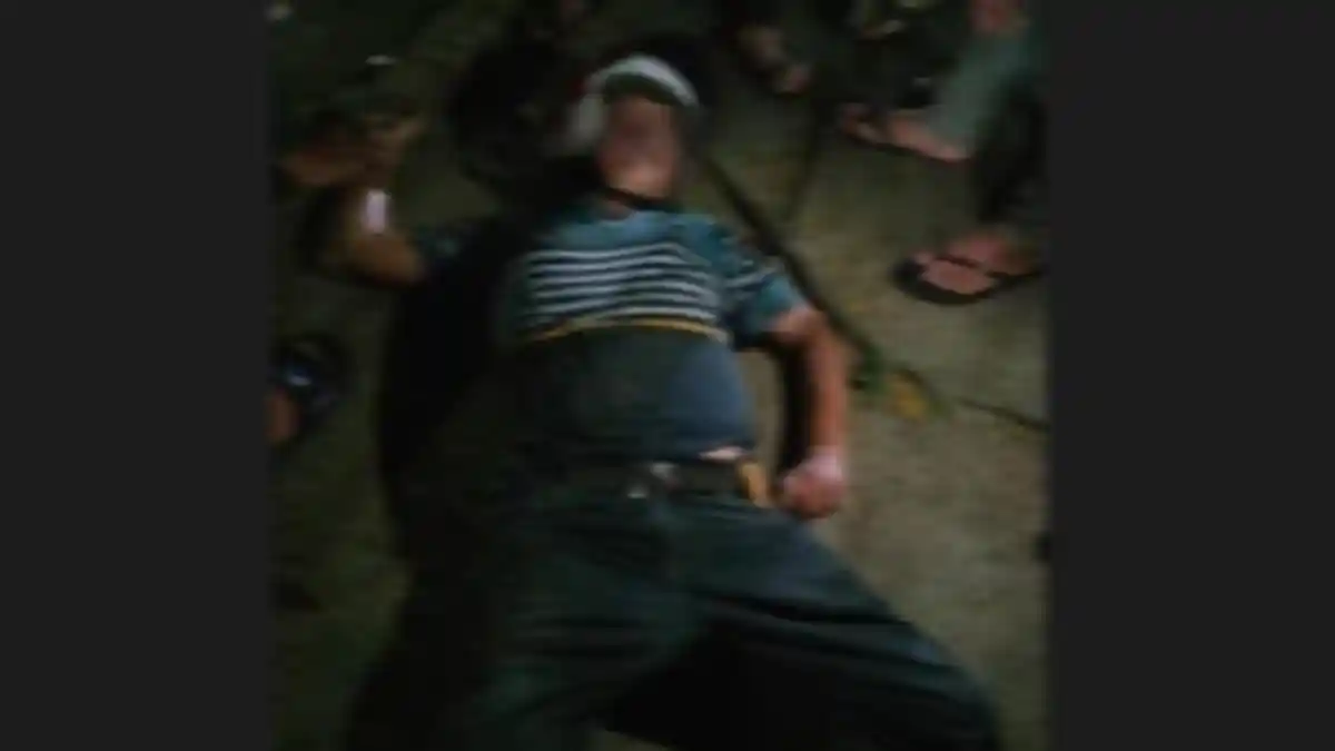 Kecelakaan Tunggal di Gagak Hitam Medan, Seorang Pengendara Terkapar Tak Sadarkan Diri di Jaln