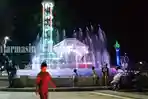 Taman Air Mancur Martapura Jadi Tempat Bersantai Sambut Pergantian Tahun