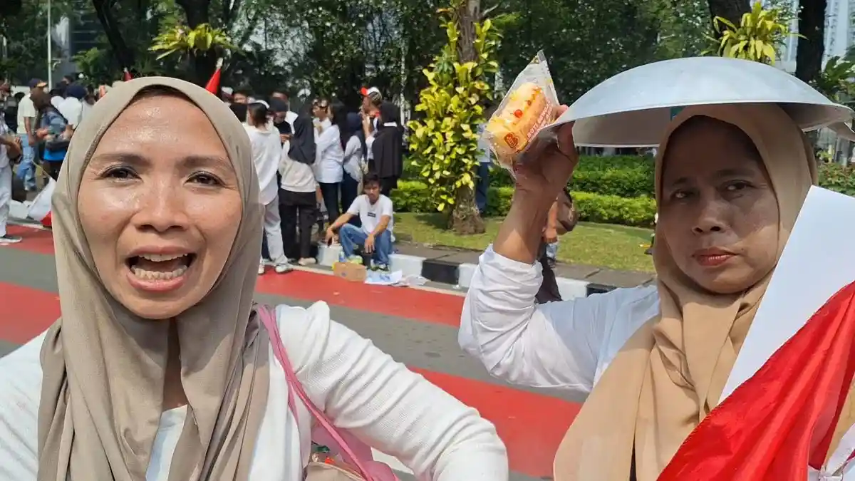 Ikut Aksi Demo Dukung MBG, Warga Ngaku Dibayar 100 Ribu dan Dikasih Wajan Baru