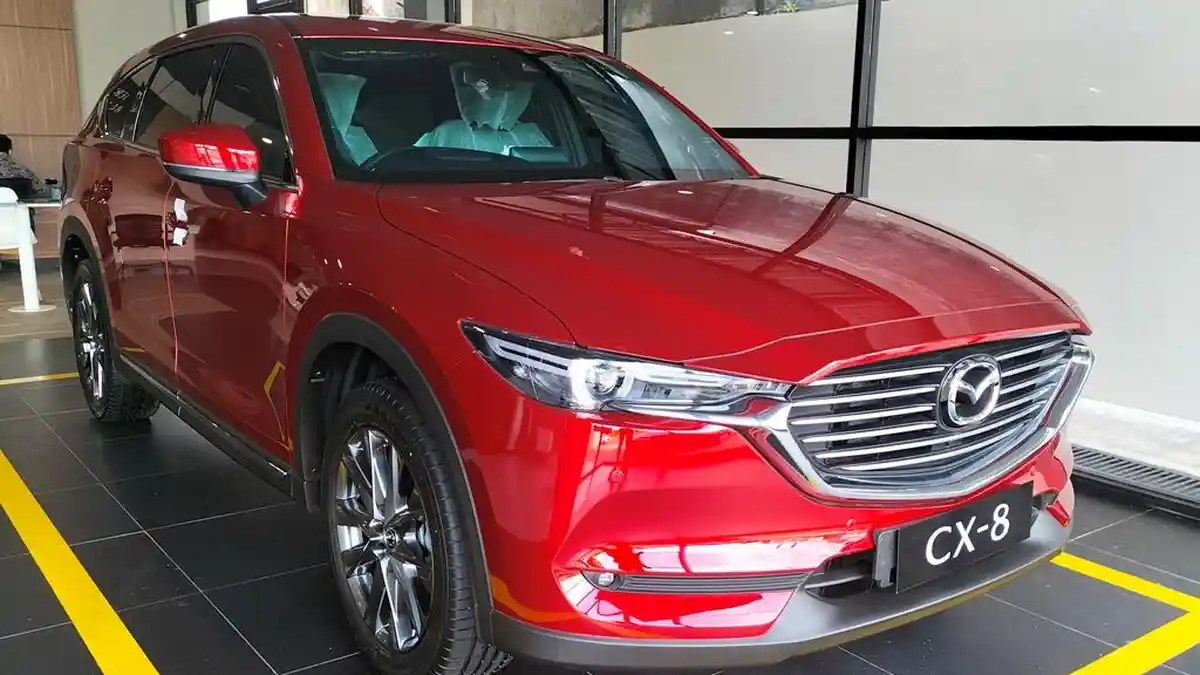 Info Mobil Terbaru, Mobil Mazda CX8 Dilangkapi dengan Teknologi Skyactiv