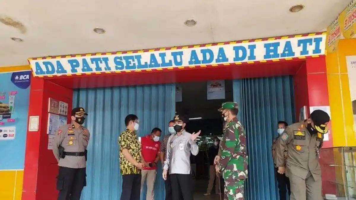 PPKM Darurat, Bupati Haryanto Cek Langsung Pusat Perbelanjaan dan Tempat Karaoke di Pati 