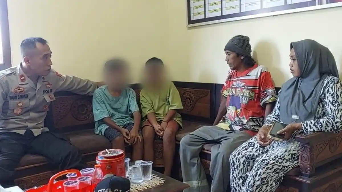 Dua Bocah SD di Sampang Nekat Bersepeda Motor ke Jakarta, Bermodal Rp 100 Ribu dan Ikuti GPS