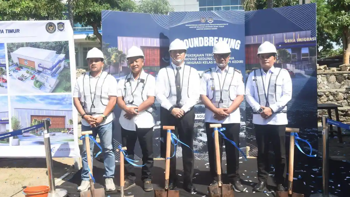 Resmi Dimulai, Groundbreaking Gedung Serbaguna Imigrasi Kediri Hadirkan Semangat Baru Pelayanan