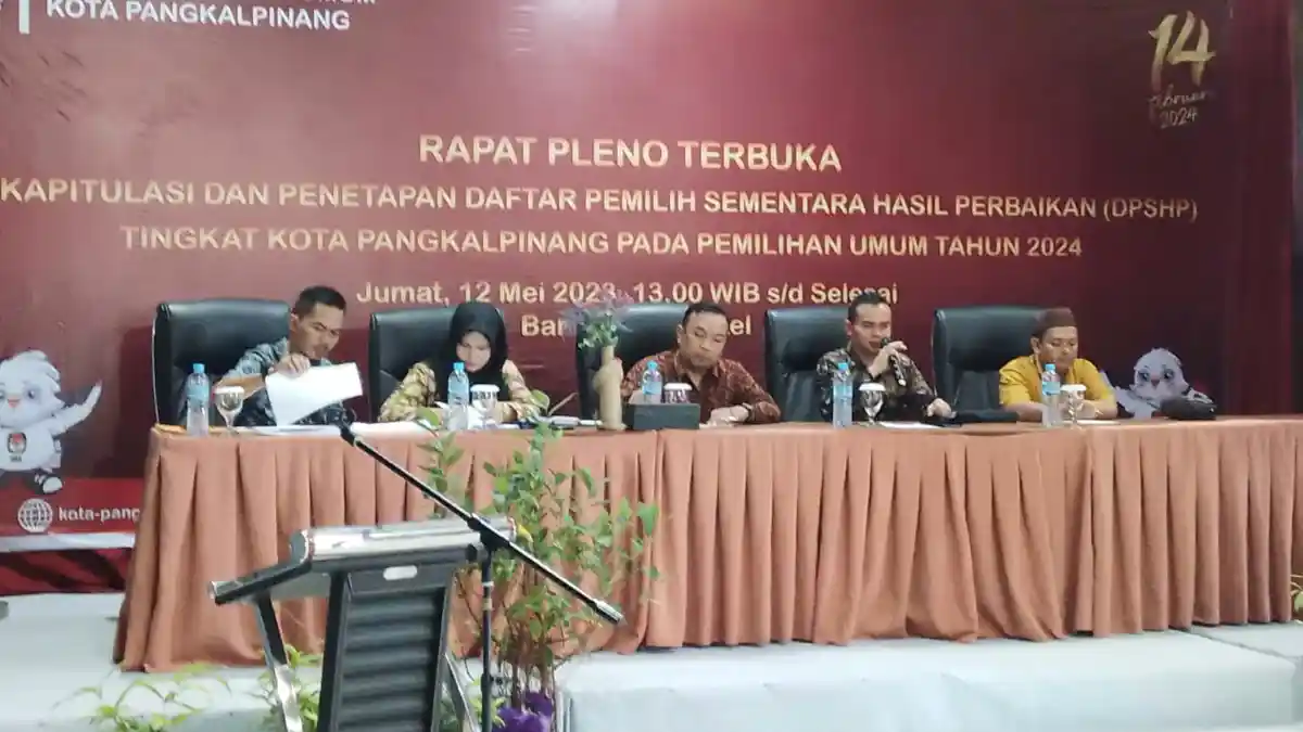 161.796 Warga Pangkalpinang Jadi Pemilih Aktif Pada Pemilu 2024 Mendatang