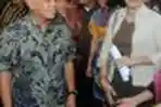 Menko Perekonomian Hatta Radjasa didampingi Nurul Arifin