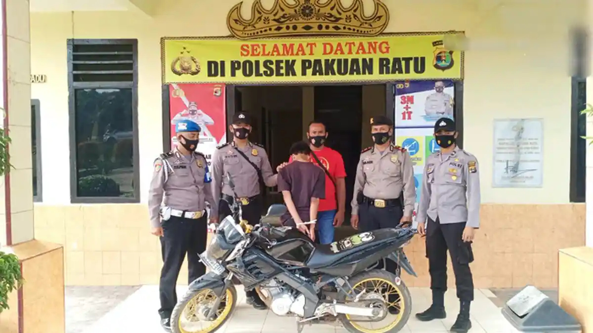 Motor Warga Way Kanan Nyaris Raib Dibawa Kabur Pencuri saat Salat Subuh