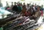 Korem 031/Wirabima terima 33 Pucuk Senjata Api Rakitan