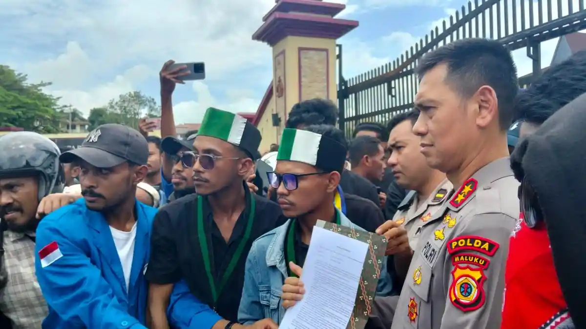 Polda MalukuTeken Pakta Integritas Bersama Aliansi Rakyat Maluku, Berikut Isinya