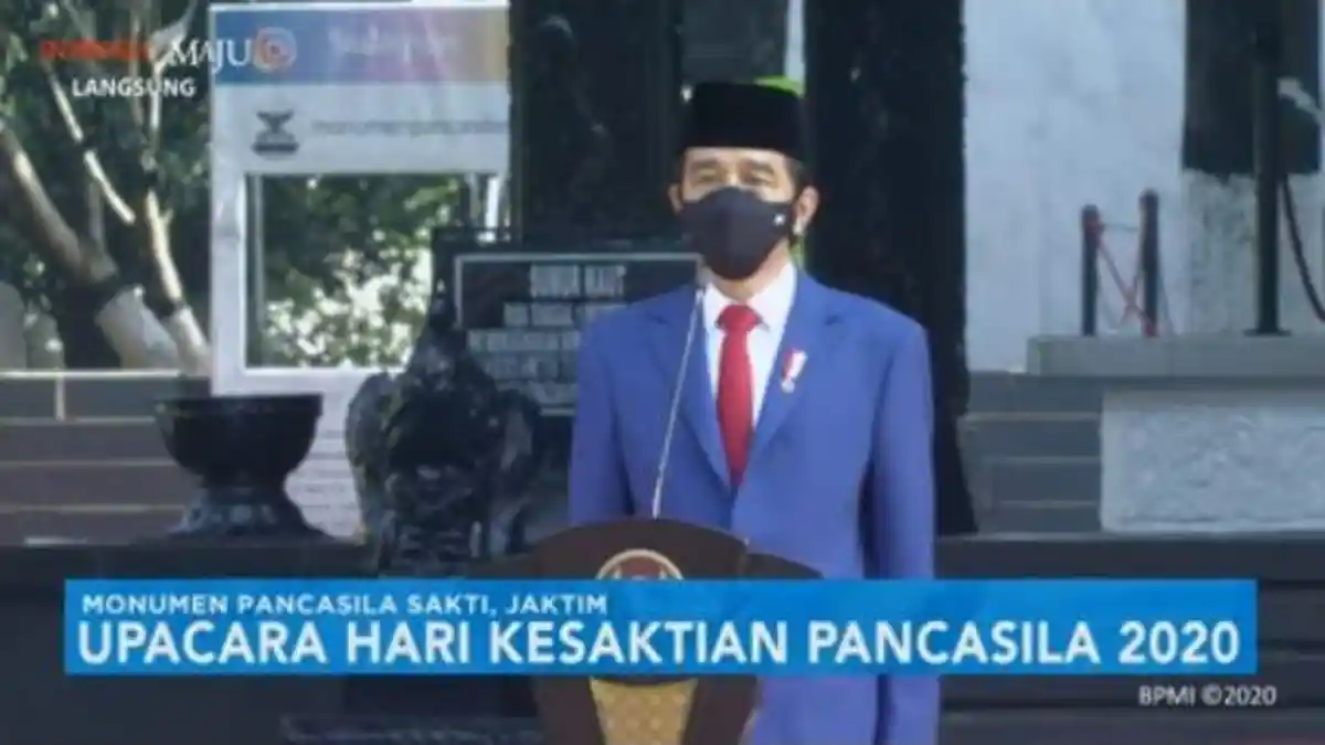 Tidak Virtual, Presiden Jadi Inspektur Upacara Kesaktian Pancasila