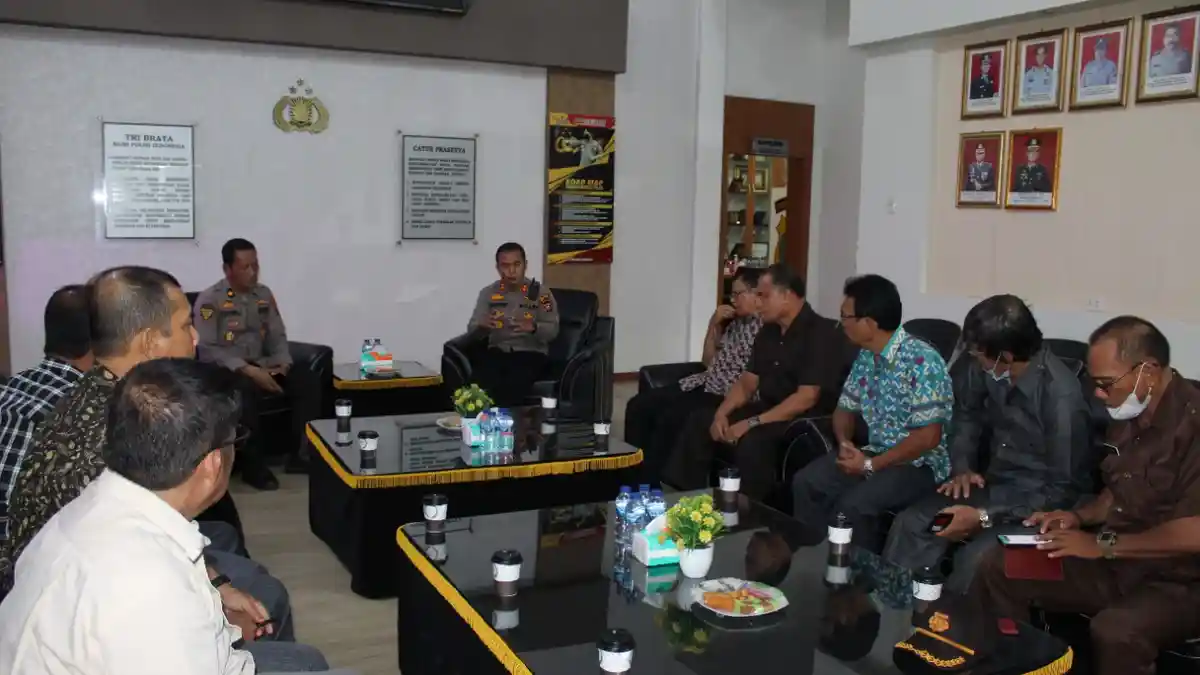 Bangun Sinergitas, Kapolres Sibolga Terima Kedatangan Purnawirawan