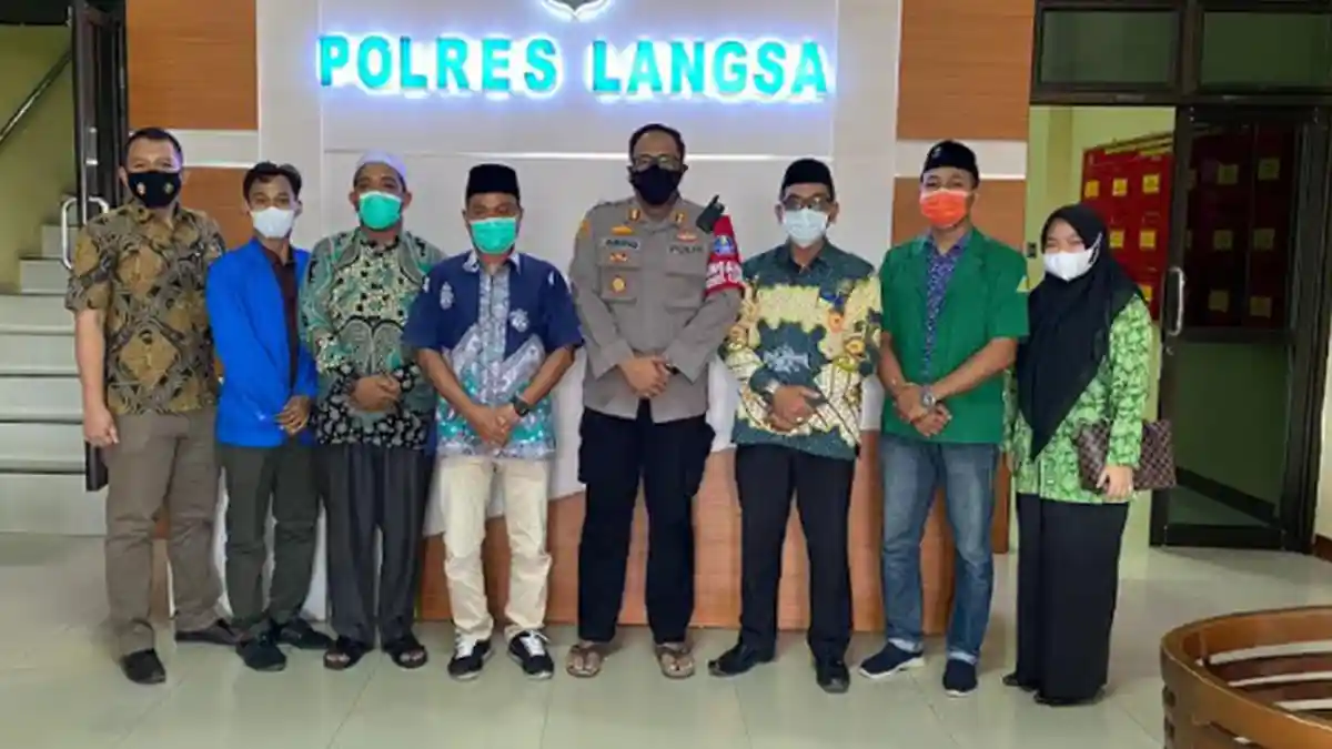 Pengurus Cabang Nahdatul Ulama Kota Langsa Audiensi dengan Kapolres