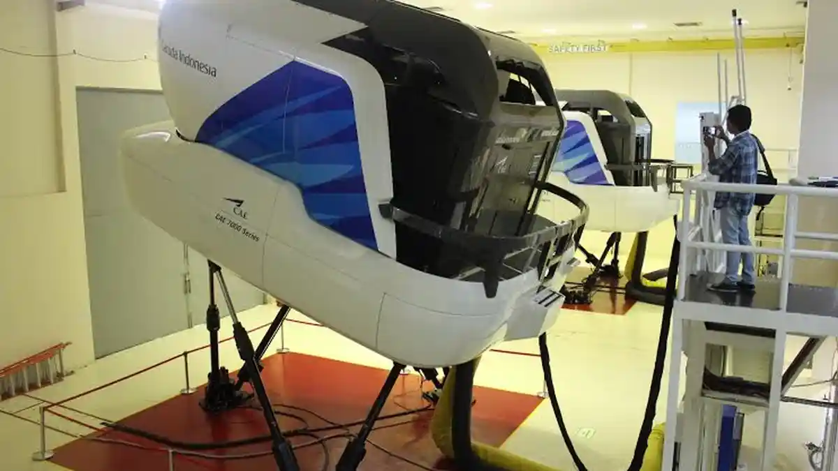 Melongok Tempat Latihan Para Pilot di Garuda Indonesia Training Center