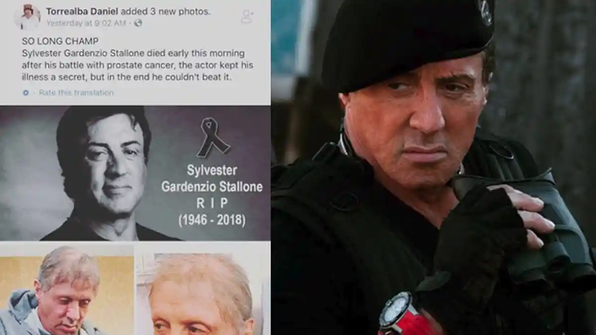 Dikabarkan Meninggal, Postingan Terakhir Aktor Laga Dunia Sylvester Stallone Malah Dikomentari Jahil