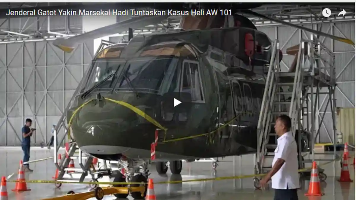 Belum Ada Audit BPK, Kasus Heli AW101 Disebut Tidak Sah