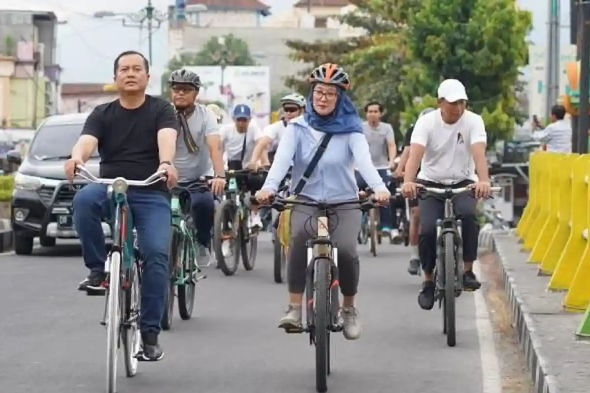 Gowes di Mataram, Lalu Iqbal Dipandang sebagai Cagub NTB Favorit Anak Muda