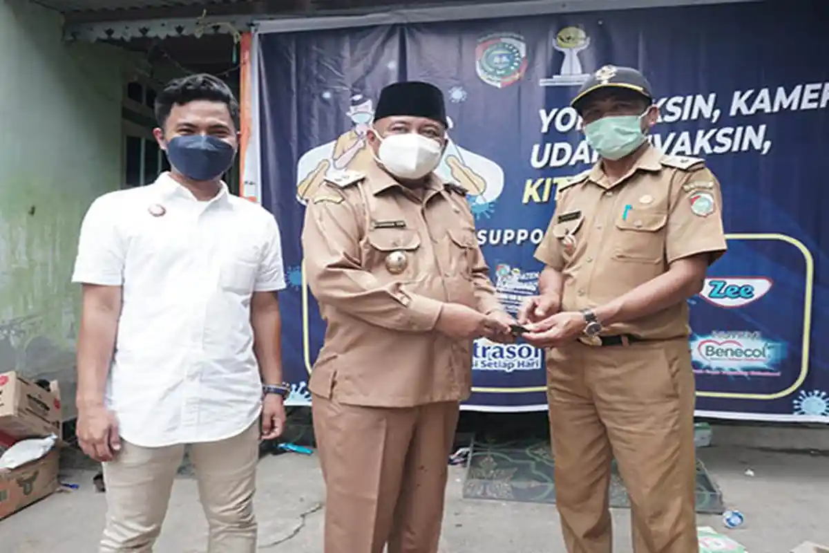 Bantu Percepat Herd Immunity, BPC HIPMI Mempawah Gelar Gebyar Vaksinasi di Kelurahan Pasir Wan Salim