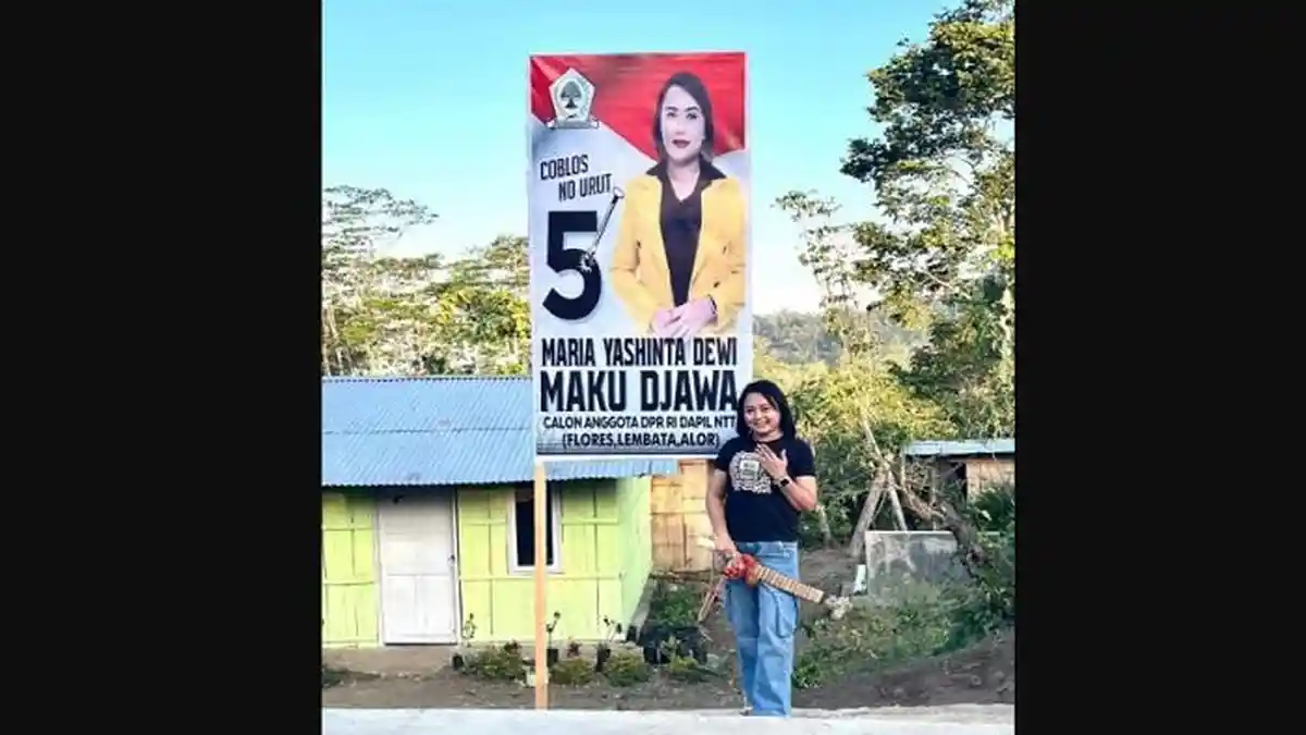 Caleg DPR RI Shinta Maku Djawa Disambut Meriah di Baobolak Lembata
