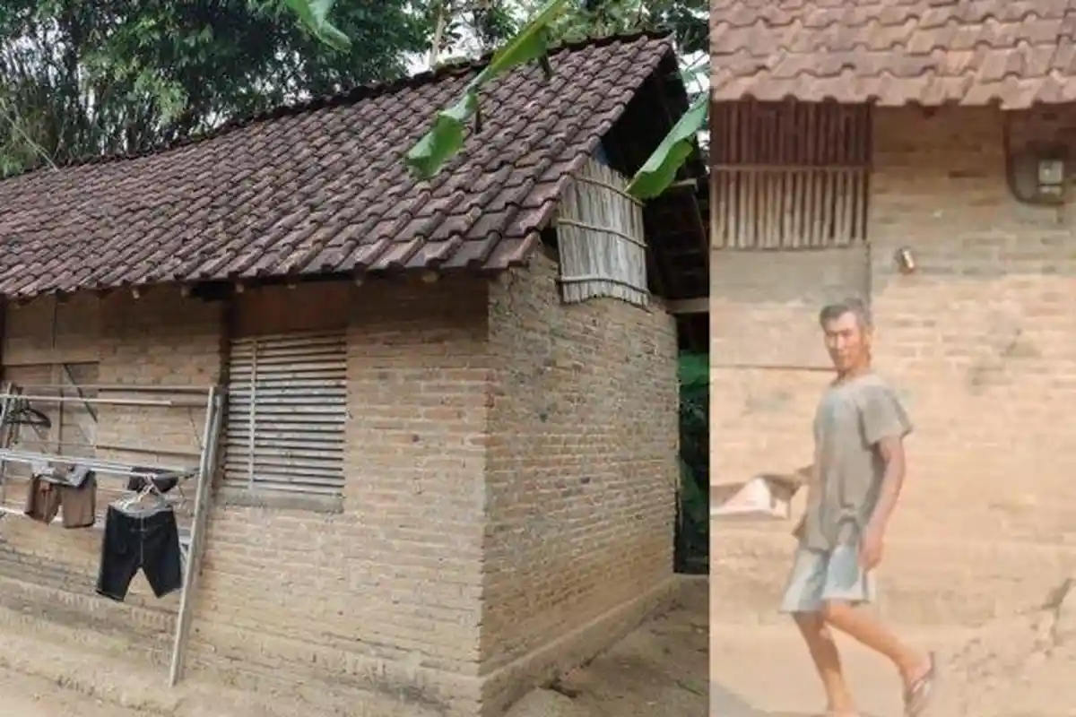 Sosok Mbah Midjan Kakek di Kediri yang Tinggal di Rumah Beralas Tanah, Meski Susah Tak Merasa Kurang