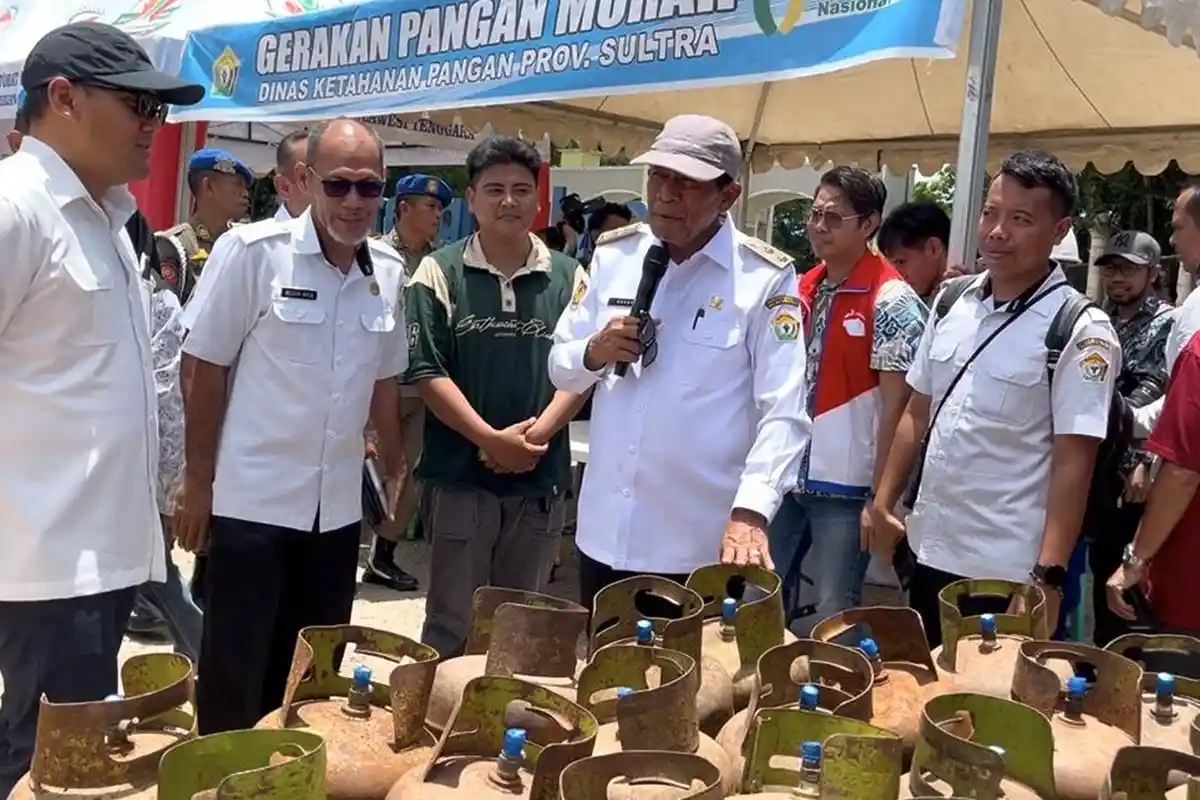Pasar Murah Pemprov Sultra di Eks MTQ Kendari Selama Lima Hari, Harga Gas LPG 3 Kilogram Rp20 Ribu