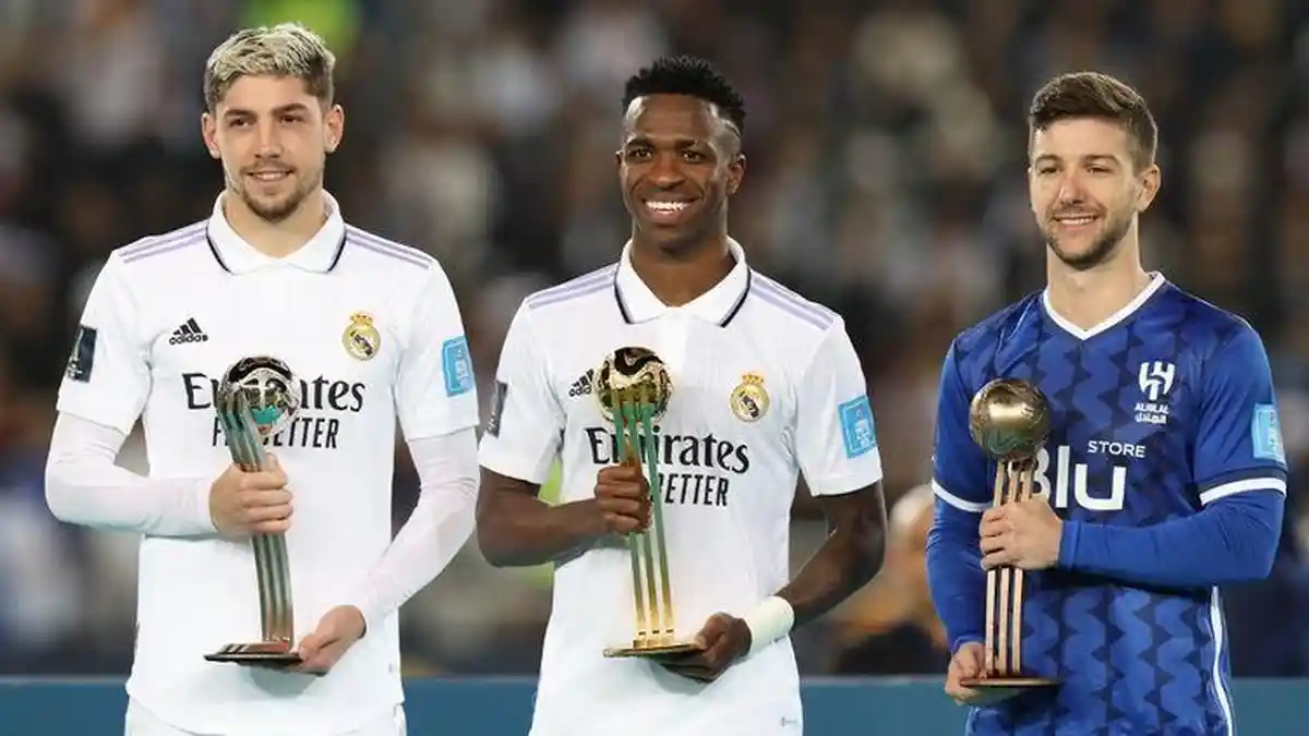 Real Madrid Juara Piala Dunia Antarklub, Vinicius Junior Raih Penghargaan Bola Emas