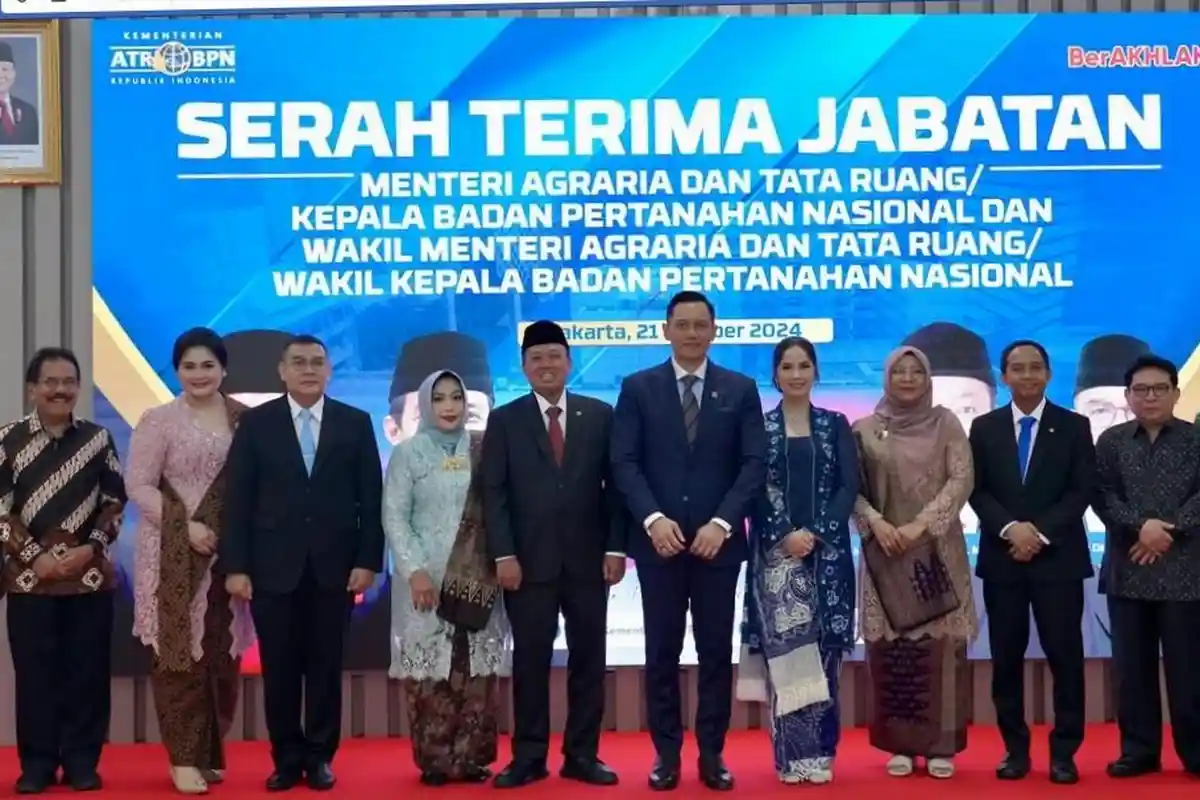 Sertijab Menteri dan Wakil Menteri ATR/BPN, Nusron: Siap Lanjutkan yang Dirintis Pemimpin Pendahulu