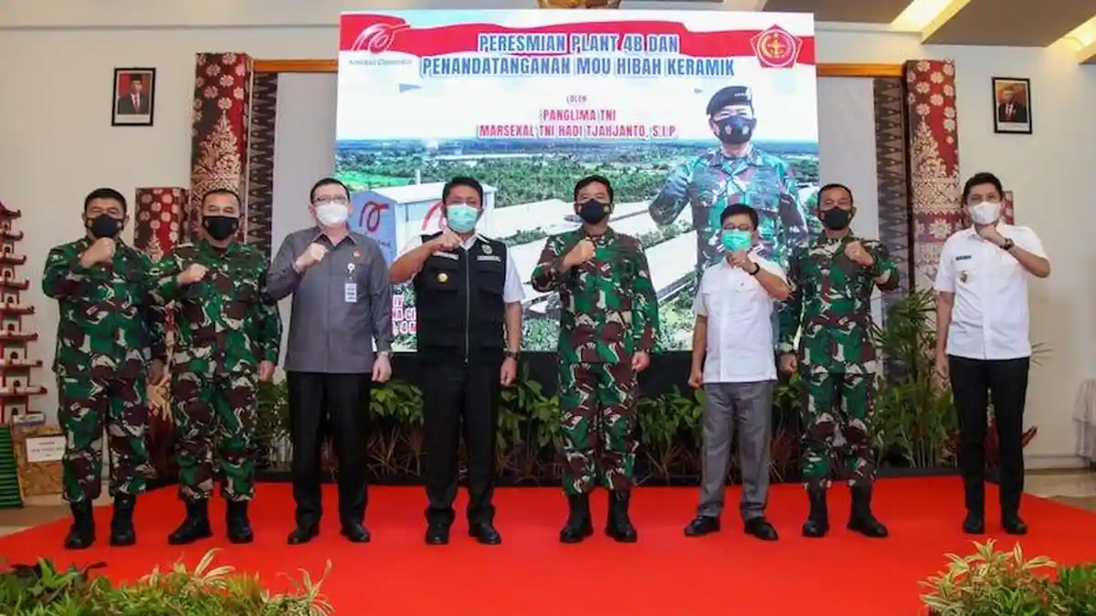 Arwana Citramulia Buka Pabrik Keramik Baru di Sumatera Selatan