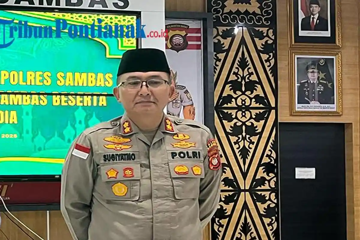 Polres Sambas Fokus Pengamanan Arus Mudik Pekerja Migran Lewat PLBN Aruk