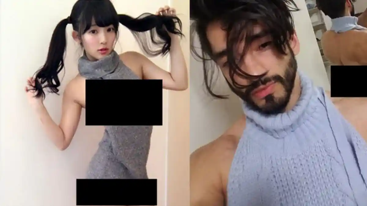 Sweater Khusus Wanita Ini Dibuat Agar Pemakai Tak Perawan Lagi, Gimana Jadinya Jika Dipakai Pria?