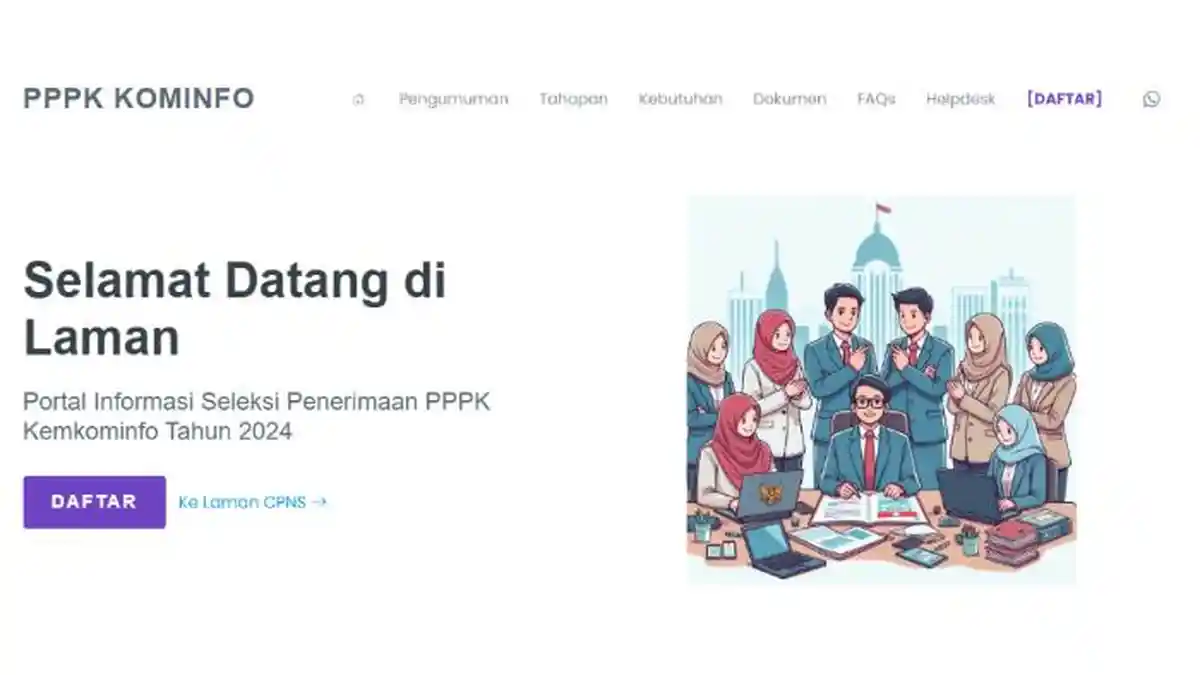 PPPK Kominfo 2024 Buka Lowongan 4.873 Formasi, Cek Syarat dan Dokumen