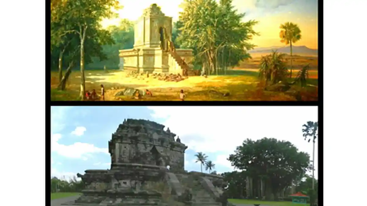 Lukisan Puing-puing Candi Mendut Ini Kuak 2 Fakta Mengejutkan 