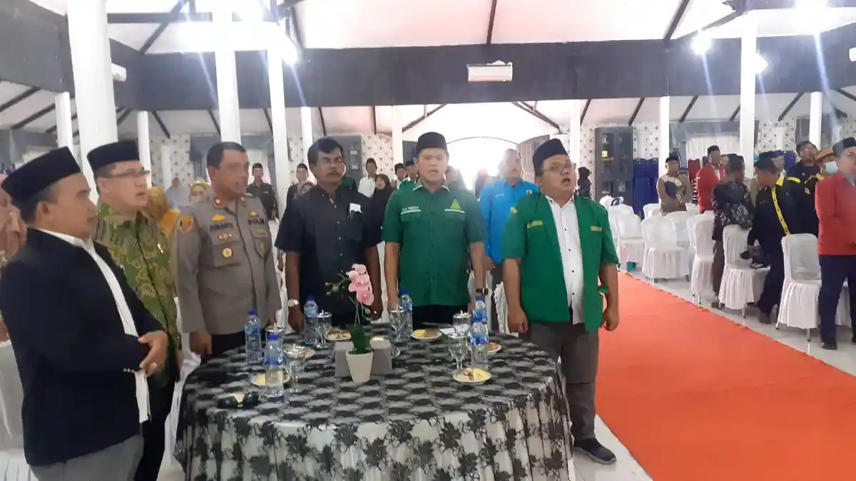 Wakapolres Tanjungbalai Hadiri Konfrensi Gp Ansor di Pendopo Rumah Dinas Wali Kota