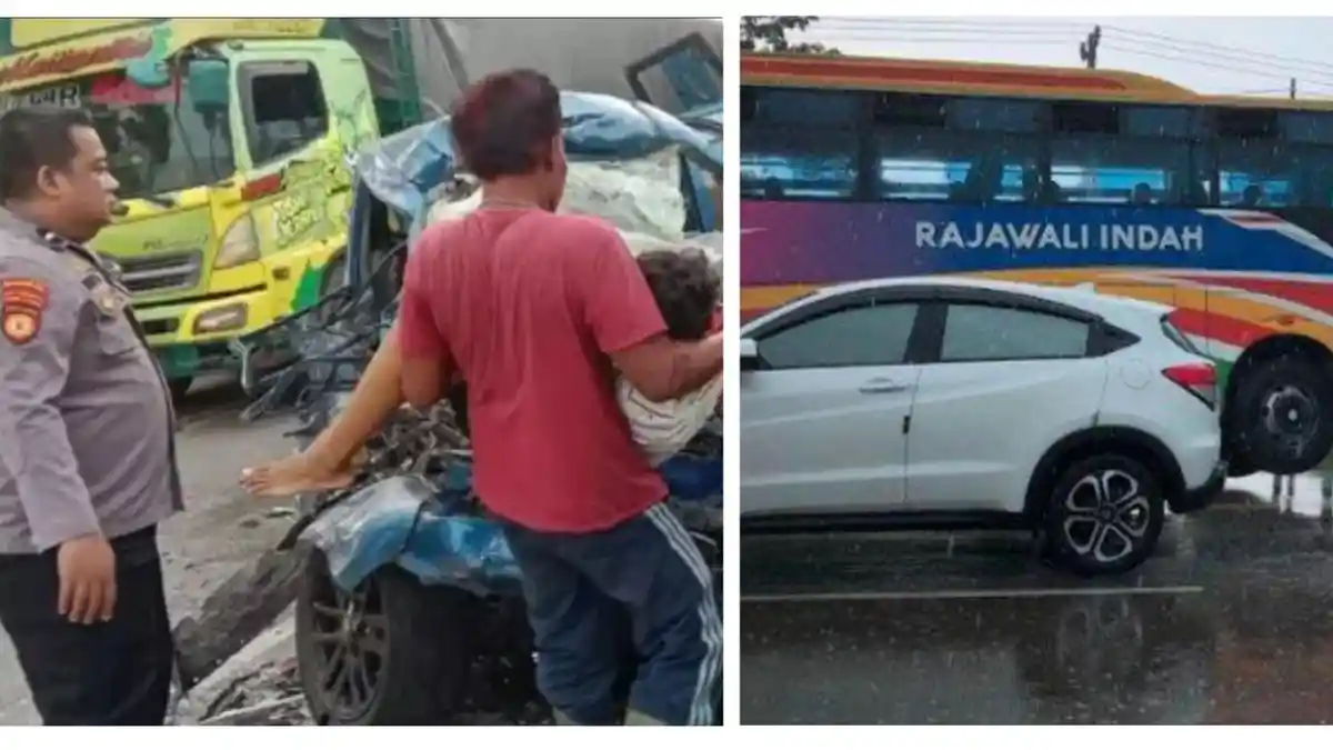 Daftar Lengkap 7 Nama Korban dalam Tragedi Maut Mobil Rombongan Pengantar Umrah di Gresik