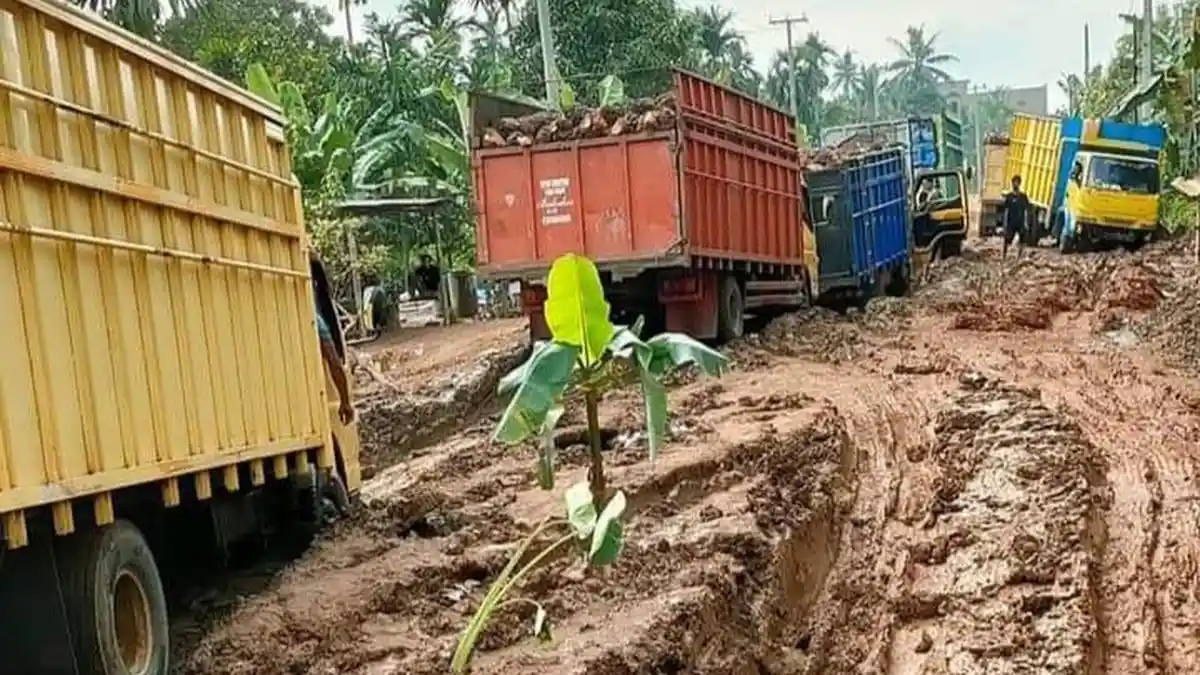 Perbaikan Jalan Rusak di Kecamatan Pamenang Merangin, Dalam Proses Tender di ULP