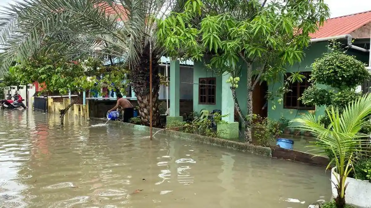 Foto-Foto Banjir di Batam Hari Ini Termasuk Lapas Perempuan dan Anak Batam