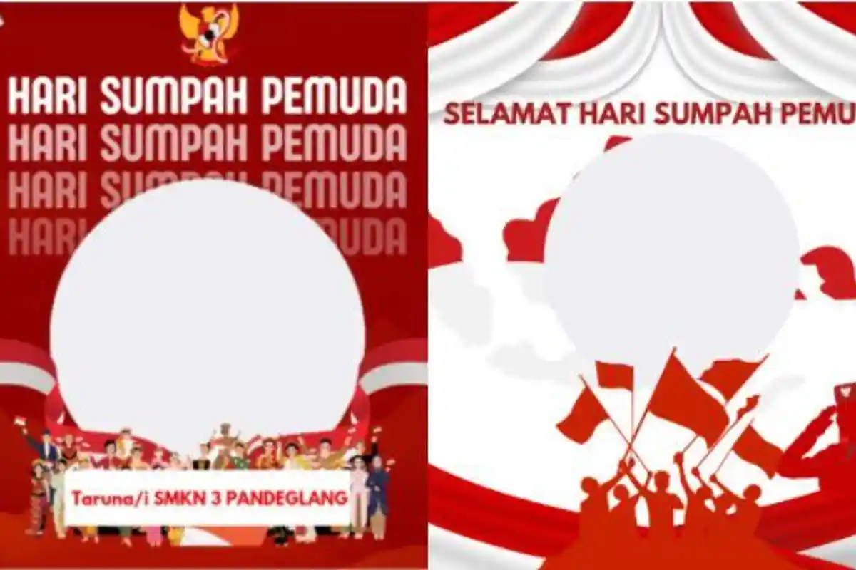 50 Link Twibbon Hari Sumpah Pemuda 2023 Gratis dan Cara Download