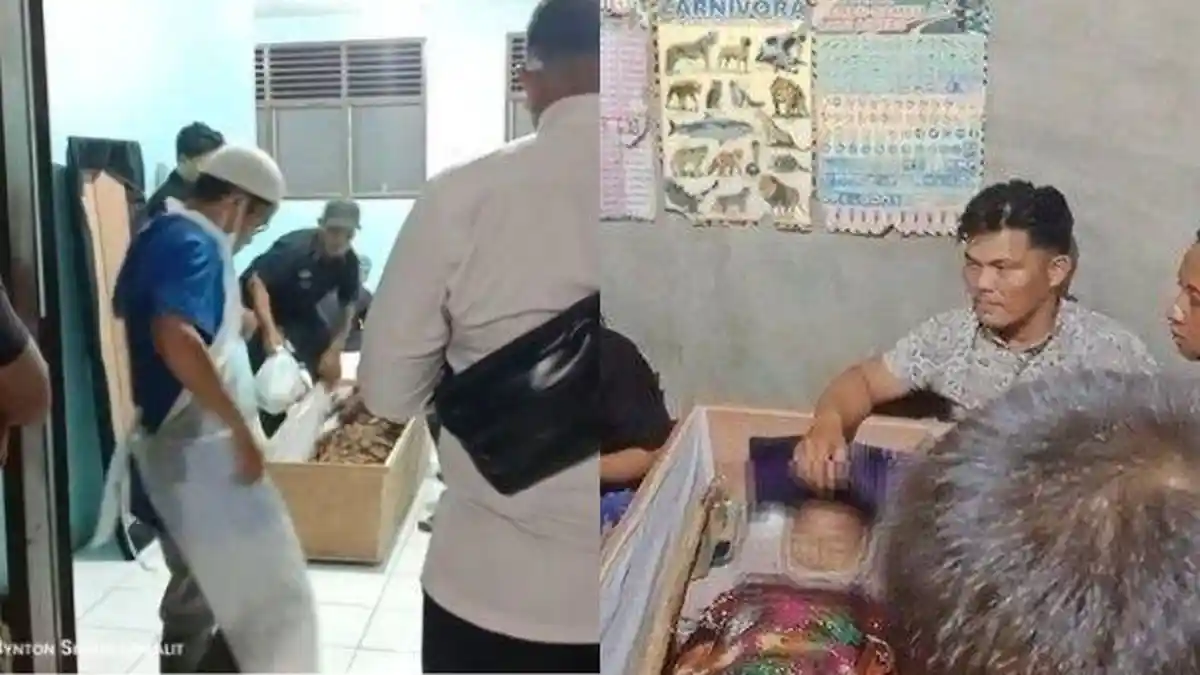 Tangis Gimson Ratapi Jenazah Anaknya yang Tewas Di-bully, Minta Polisi Adili Pelaku Meski Masih Anak