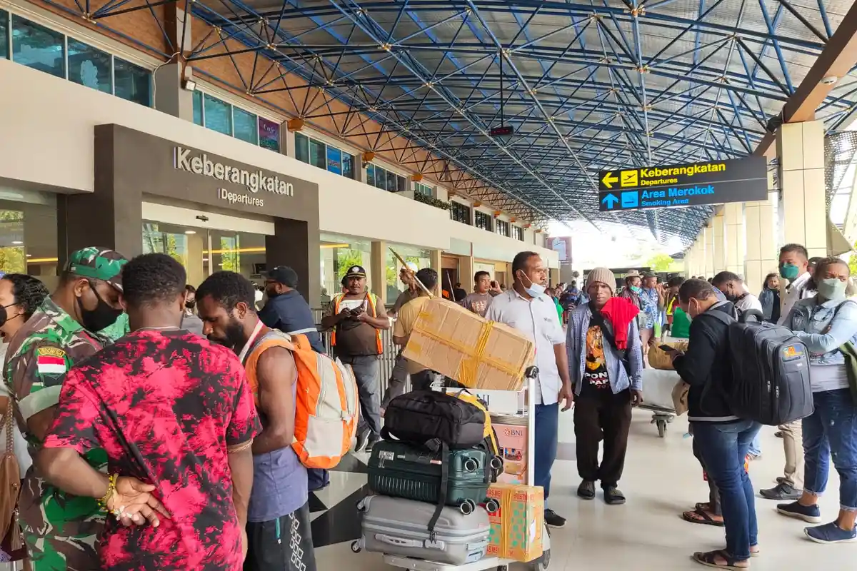 Trafik Penumpang saat Akhir Tahun 2021 di Bandara Sentani Meningkat 77 Persen Dibanding 2020