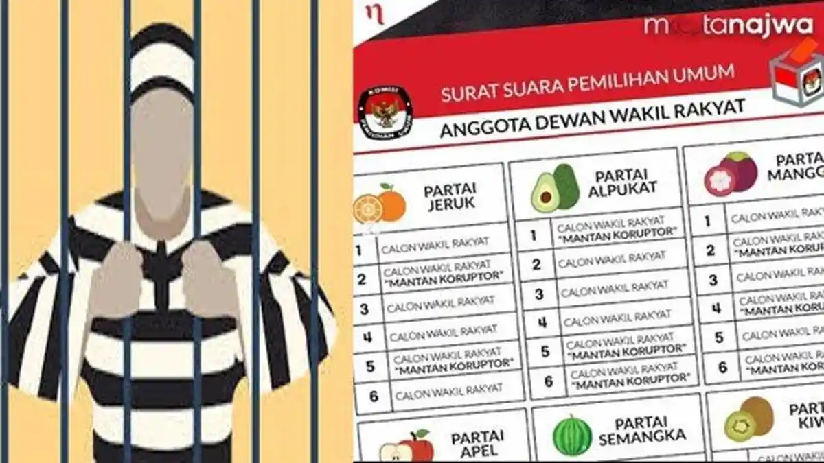 Mantan NAPI Koruptor Boleh Nyaleg Pemilu 2024? Begini Syaratnya Menurut UU No. 7 tahun 2017 !
