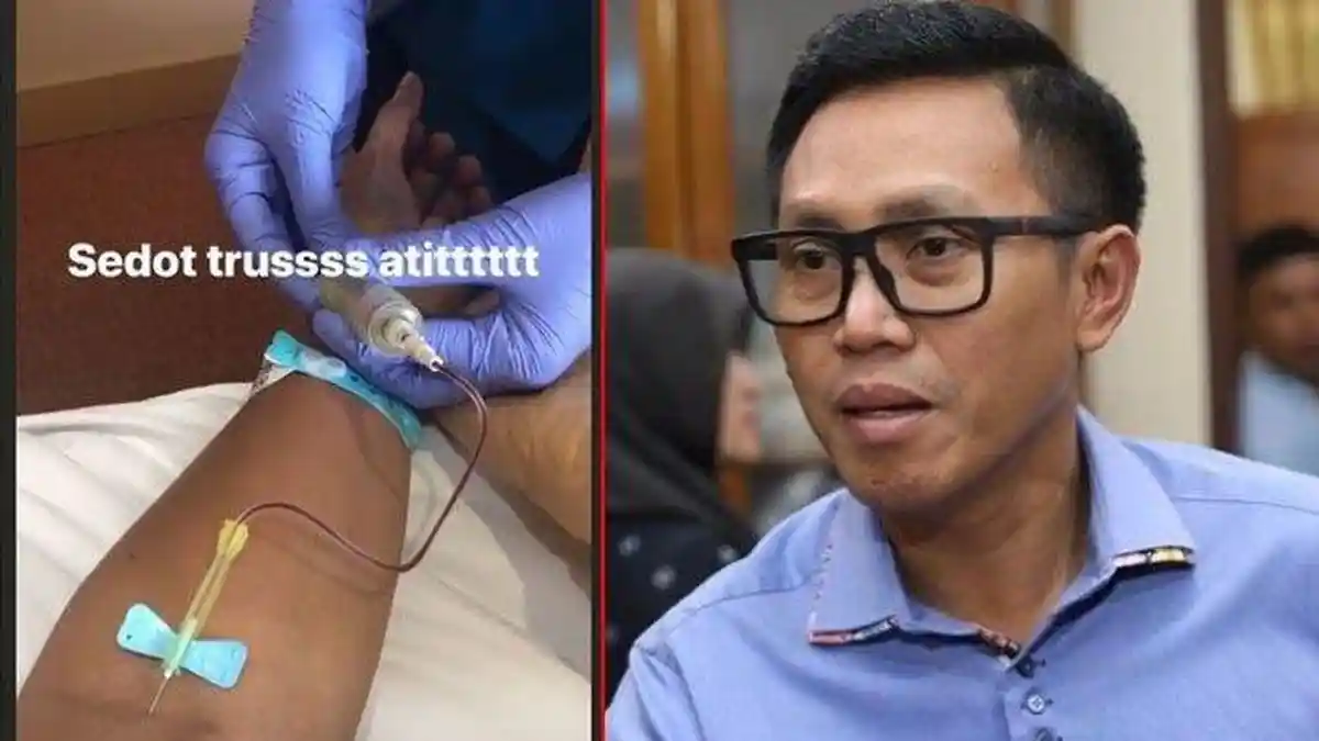Eko Patrio Terbaring Sakit dan Jalani Perawatan di Rumah Sakit, Banyak Selang Infus