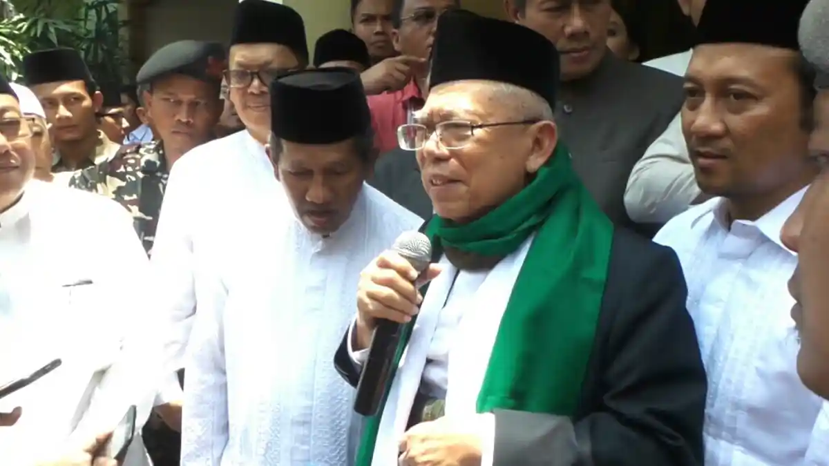 Kiai Ma'ruf: Jangan Saling Caci Maki, Mari ''Jualan'' Program Saja