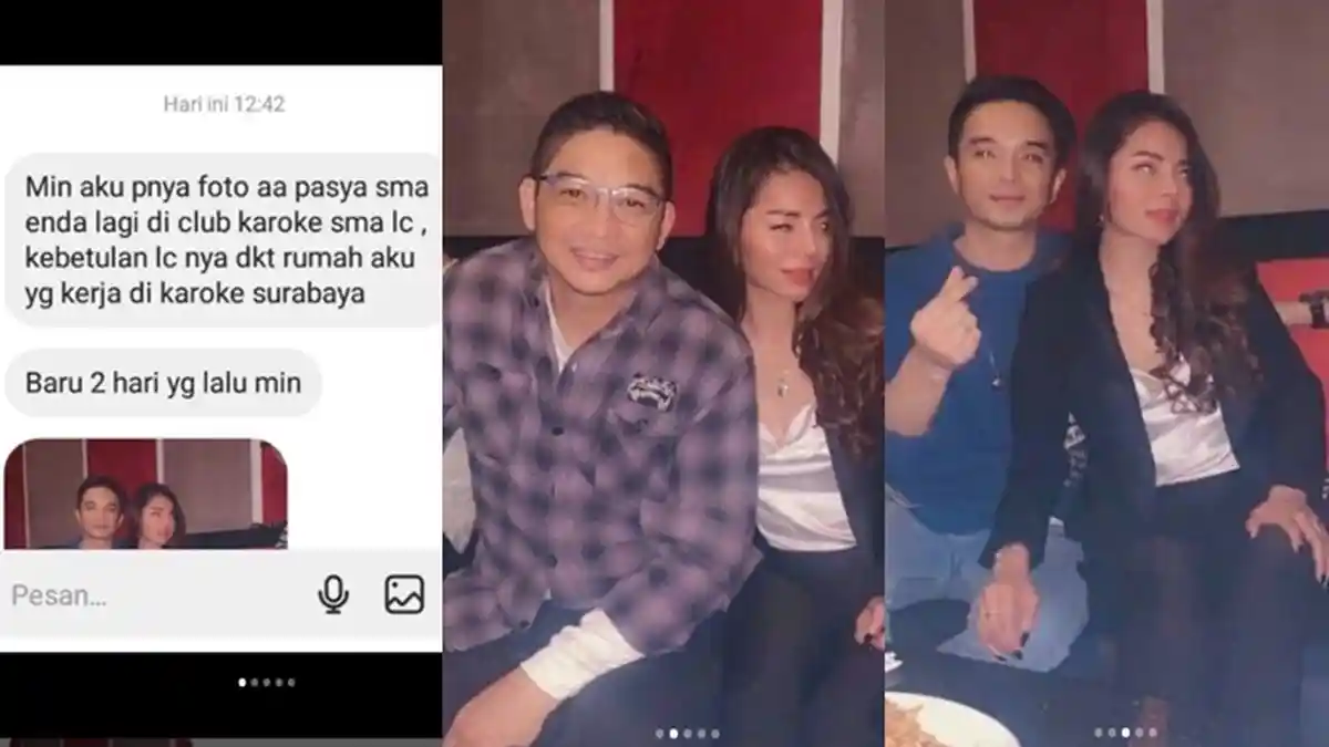 Beredar Foto Pria Mirip Pasha dan Onci Ungu Bersama Pemandu Karaoke