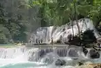 Hari Terakhir Cuti Bersama, Air Terjun Piala di Banggai Ramai Dikunjungi